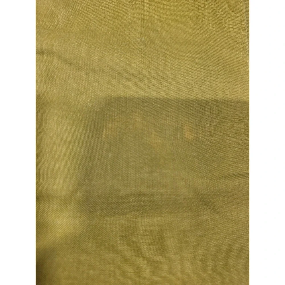 2- Vintage Cannon Royal Family Olive Green Floral Floral Pillowcase Standard